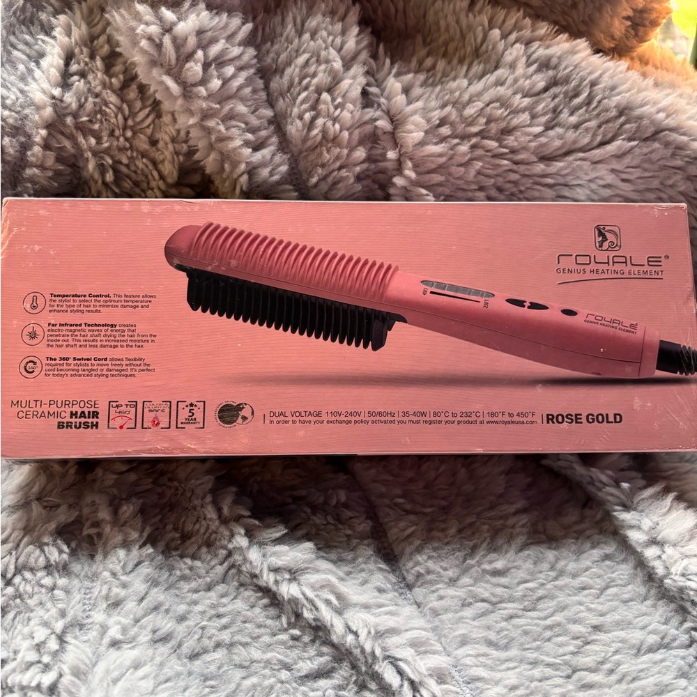 Royale ROSE GOLD Multi-Purpose Ceramic Hair Brush